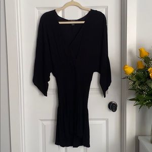 Black Drop Waist Dress